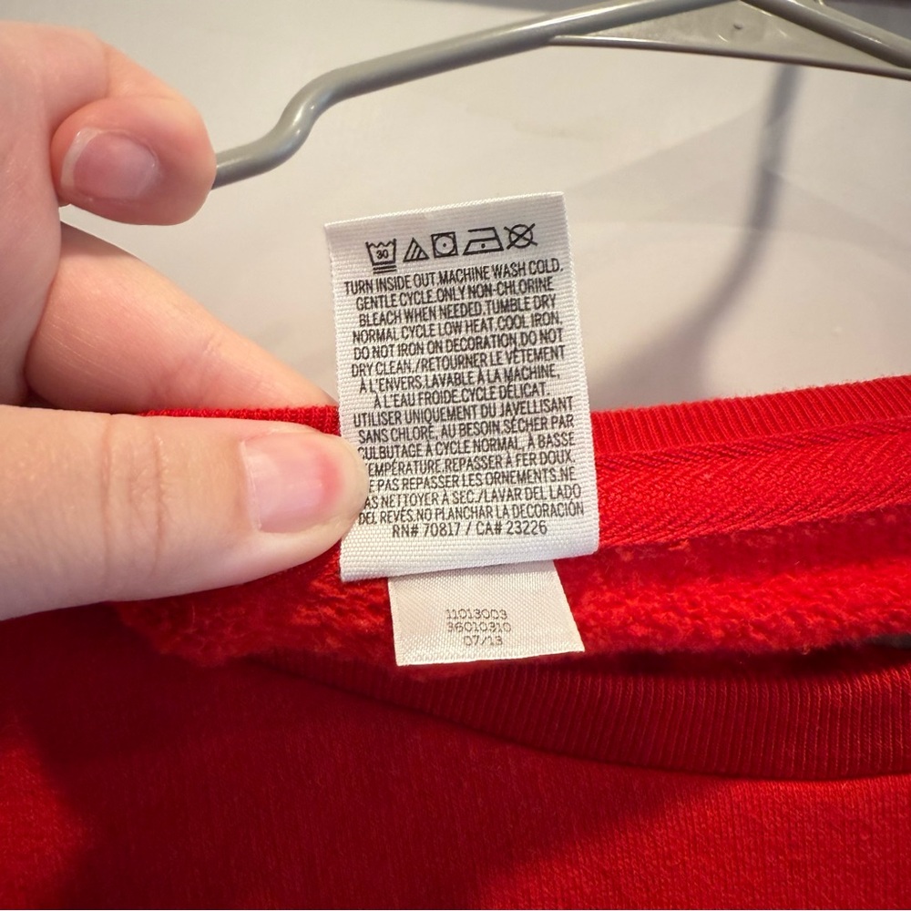 PINK Victoria's Secret Red Nebraska Sweatshirt - Picture 5 of 8